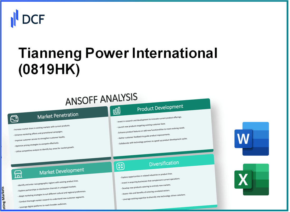 Tianneng Power International Limited (0819.HK): Ansoff Matrix