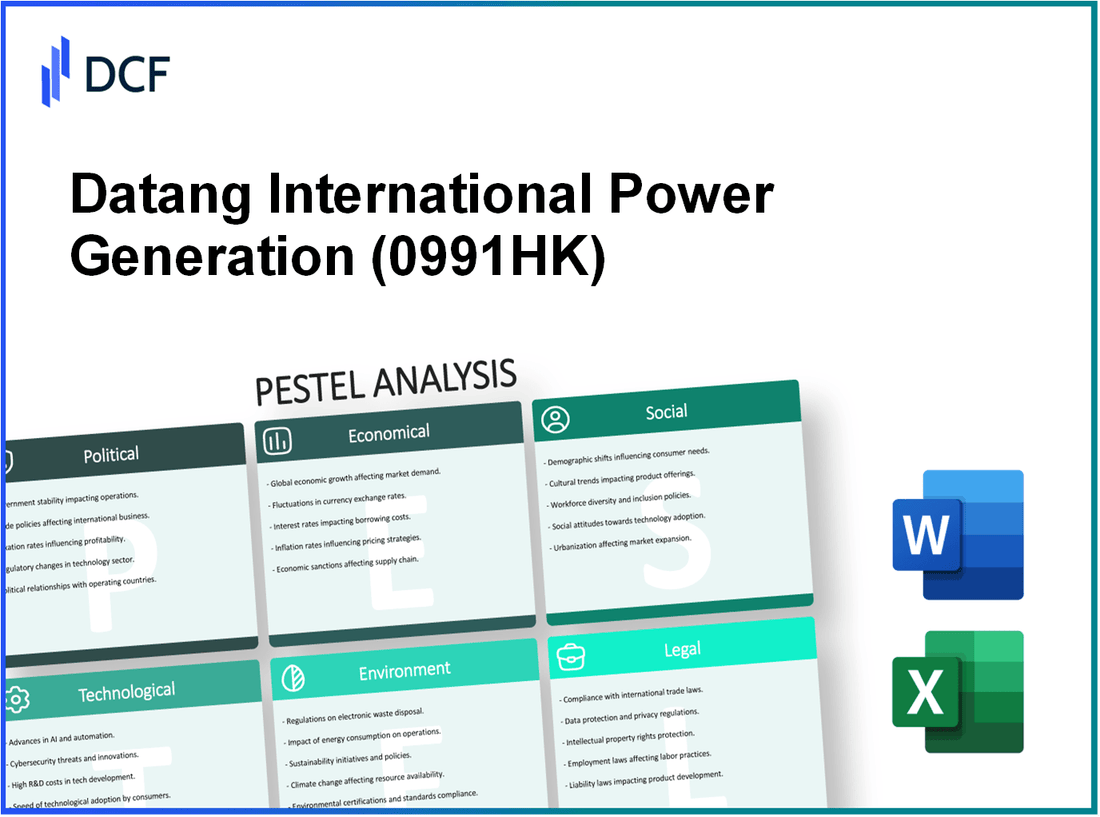 Datang International Power Generation Co., Ltd. (0991.HK): PESTEL Analysis