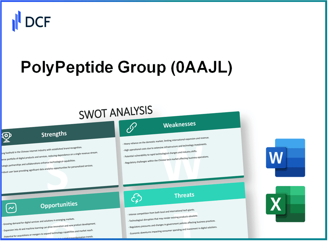 PolyPeptide Group AG (0AAJ.L): SWOT Analysis