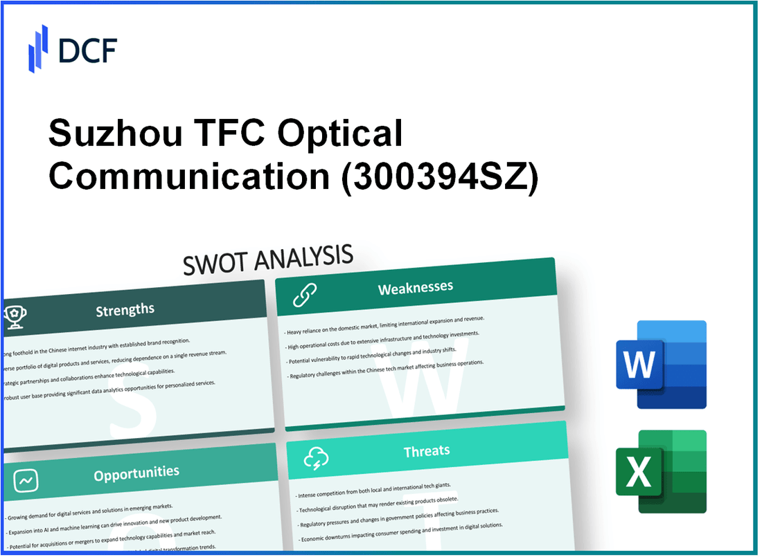 Suzhou TFC Optical Communication Co., Ltd. (300394.SZ): SWOT Analysis