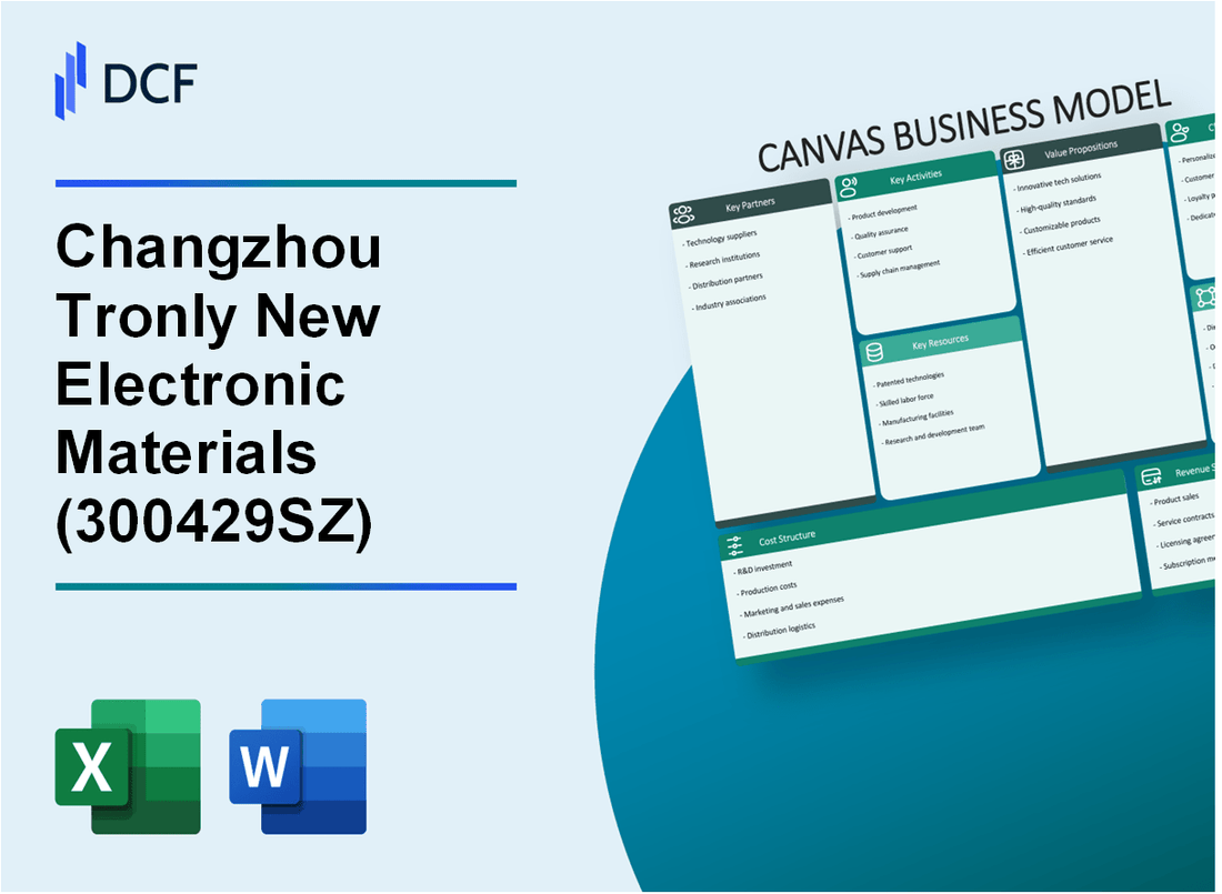 Changzhou Tronly New Electronic Materials Co., Ltd. (300429.SZ): Canvas Business Model