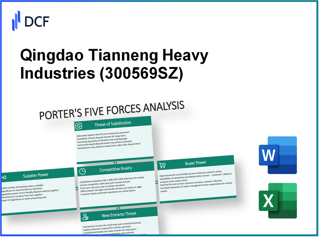 Qingdao Tianneng Heavy Industries (300569.SZ): Porter's 5 Forces Analysis