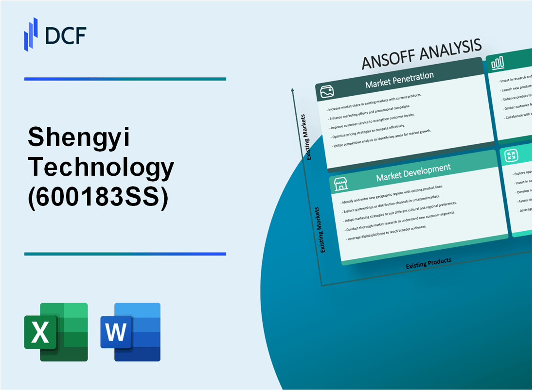 Shengyi Technology Co.,Ltd. (600183.SS): Ansoff Matrix