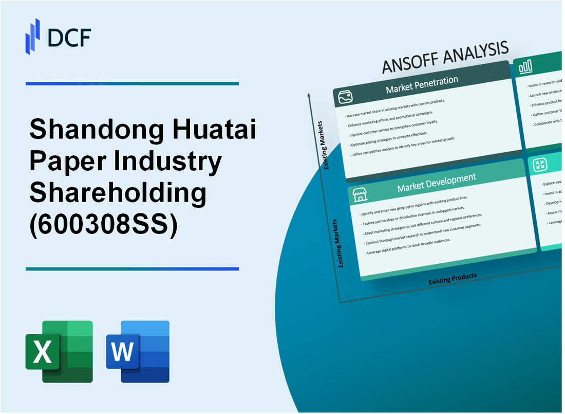 Shandong Huatai Paper Industry Shareholding Co.,Ltd (600308.SS): Ansoff Matrix