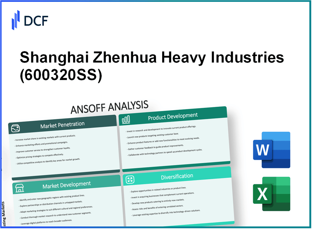 Shanghai Zhenhua Heavy Industries Co., Ltd. (600320.SS): Ansoff Matrix
