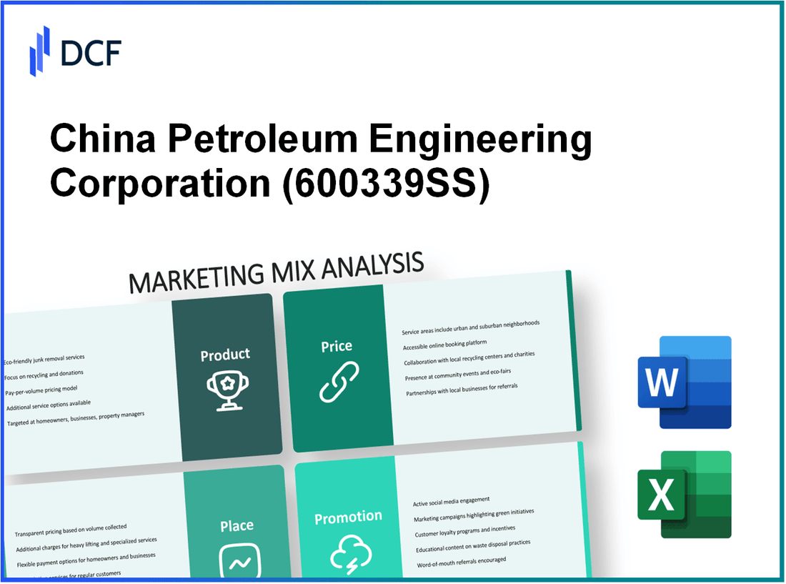China Petroleum Engineering Corporation (600339.SS): Marketing Mix Analysis
