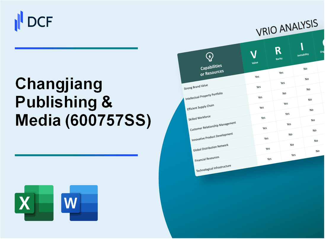 Changjiang Publishing & Media Co.,Ltd (600757.SS): VRIO Analysis