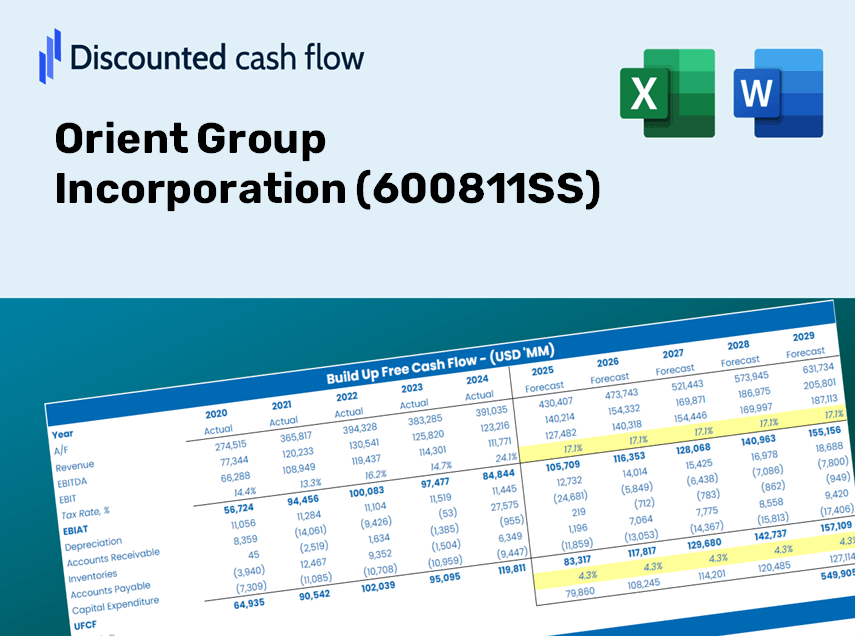 Orient Group Incorporation (600811SS) DCF Valuation
