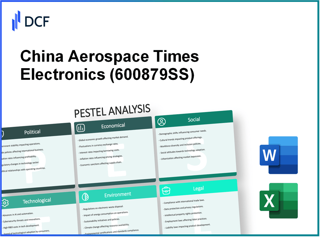 China Aerospace Times Electronics CO., LTD. (600879.SS): PESTEL Analysis