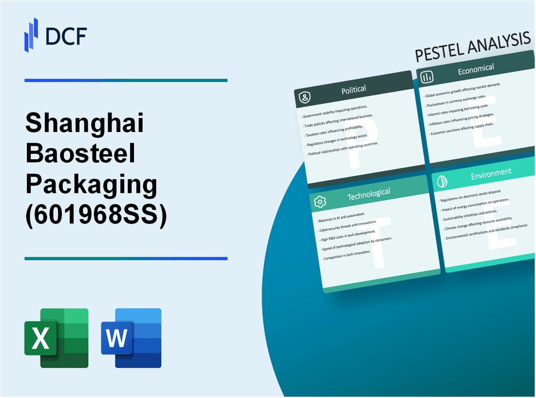 Shanghai Baosteel Packaging Co., Ltd. (601968.SS): PESTEL Analysis
