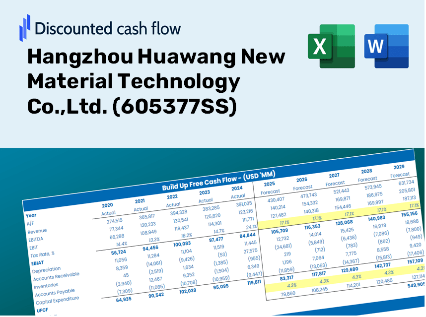 Hangzhou Huawang New Material Technology Co.,Ltd. (605377SS) DCF Valuation