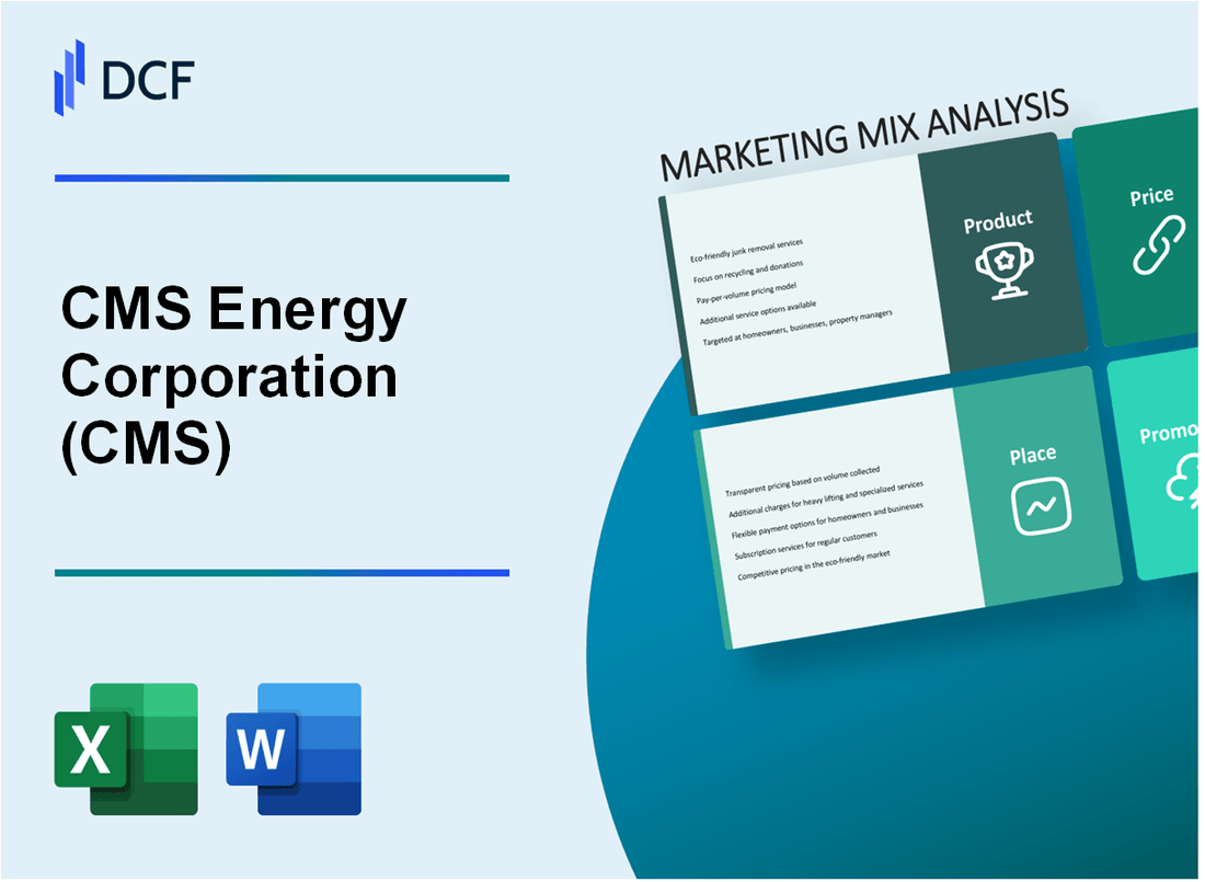 CMS Energy Corporation (CMS) Marketing Mix