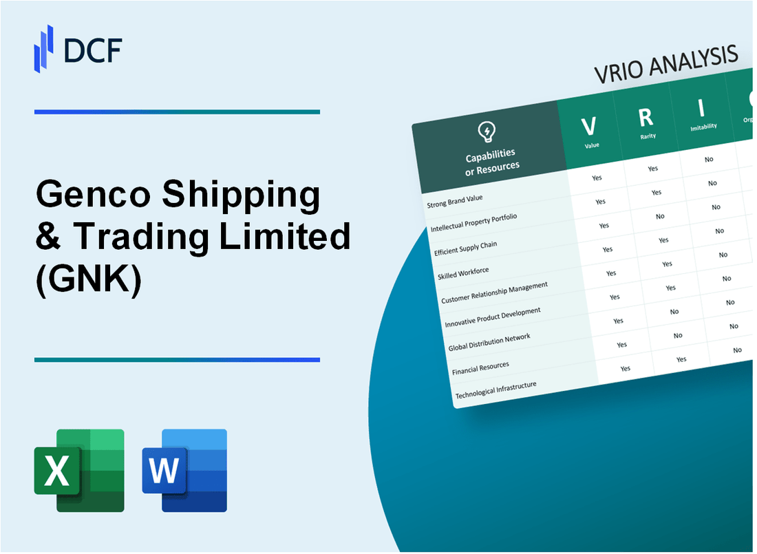 Genco Shipping & Trading Limited (GNK) VRIO Analysis