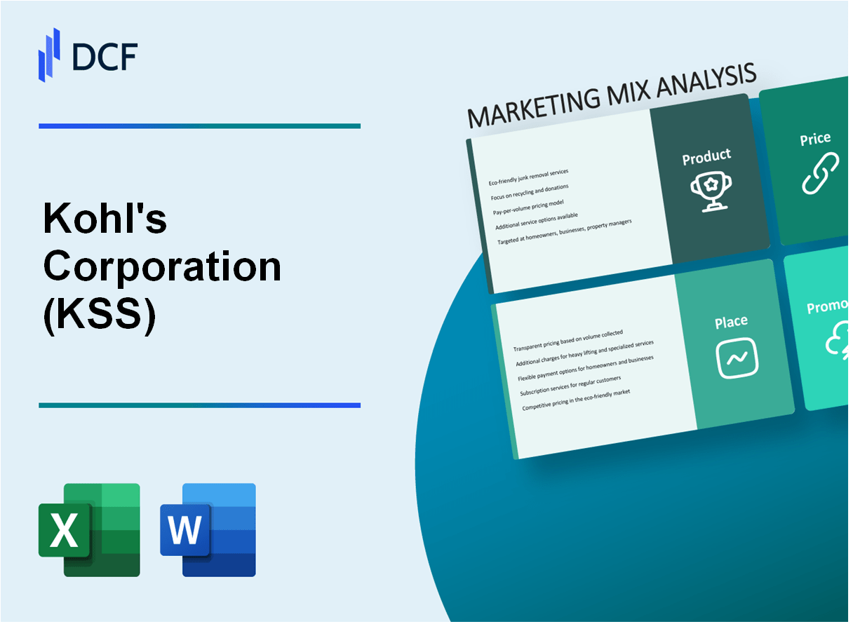 Marketing Mix Analysis of Kohl's Corporation (KSS) – DCFmodeling