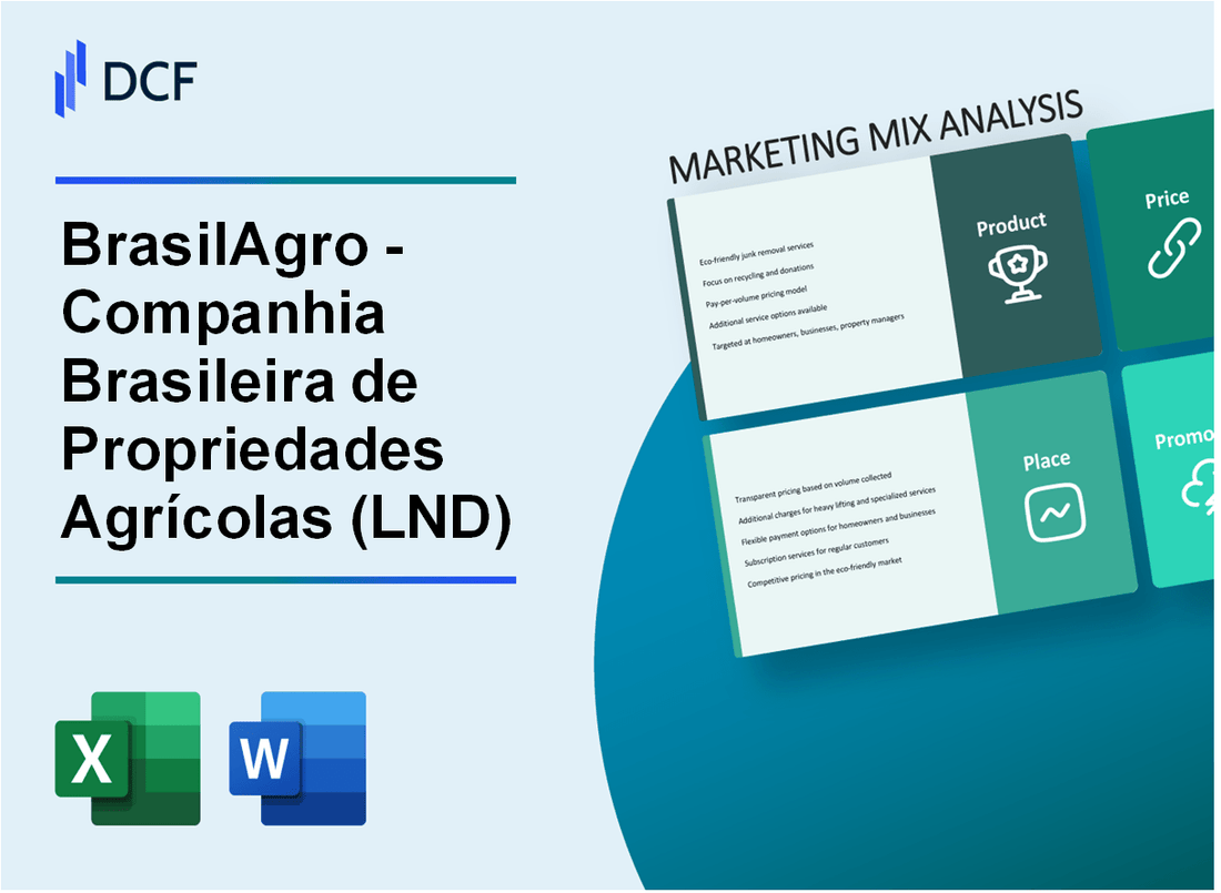 BrasilAgro - Companhia Brasileira de Propriedades Agrícolas (LND) Marketing Mix