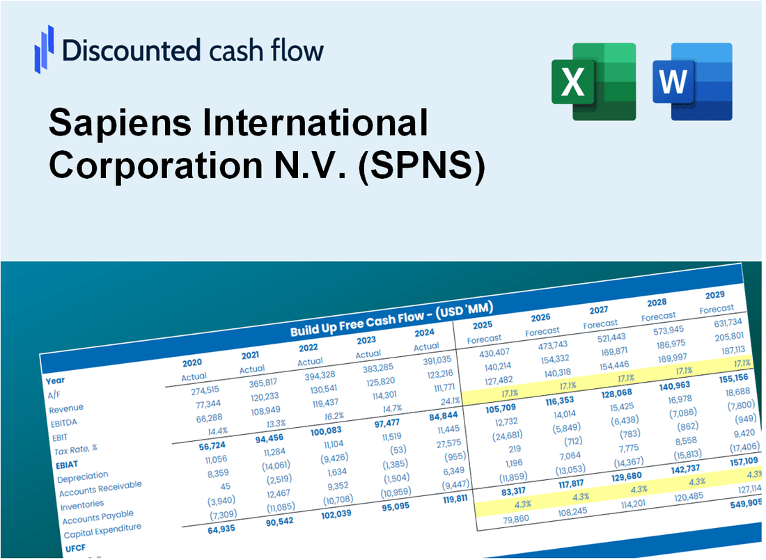 Sapiens International Corporation N.V. (SPNS) DCF Valuation