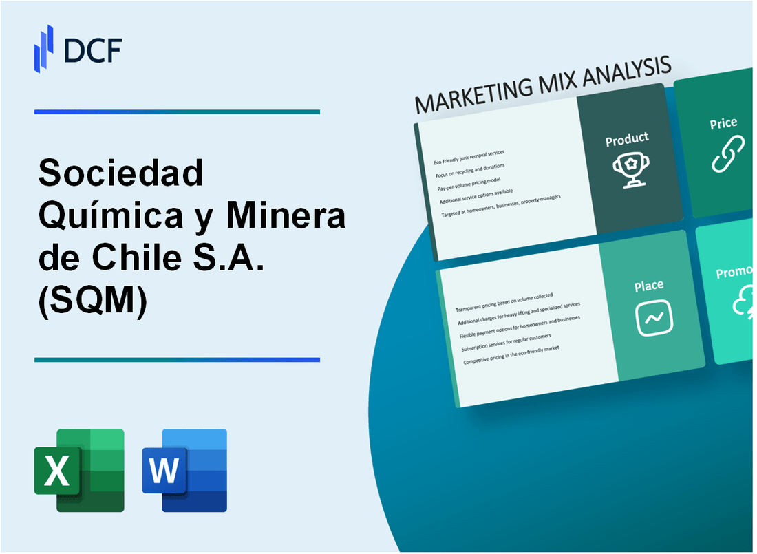Sociedad Química y Minera de Chile S.A. (SQM) Marketing Mix