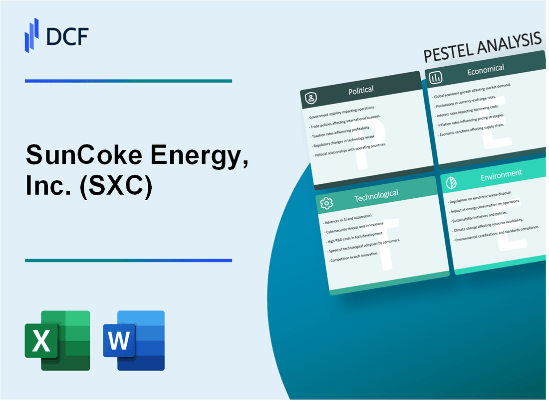 SunCoke Energy, Inc. (SXC) PESTLE Analysis