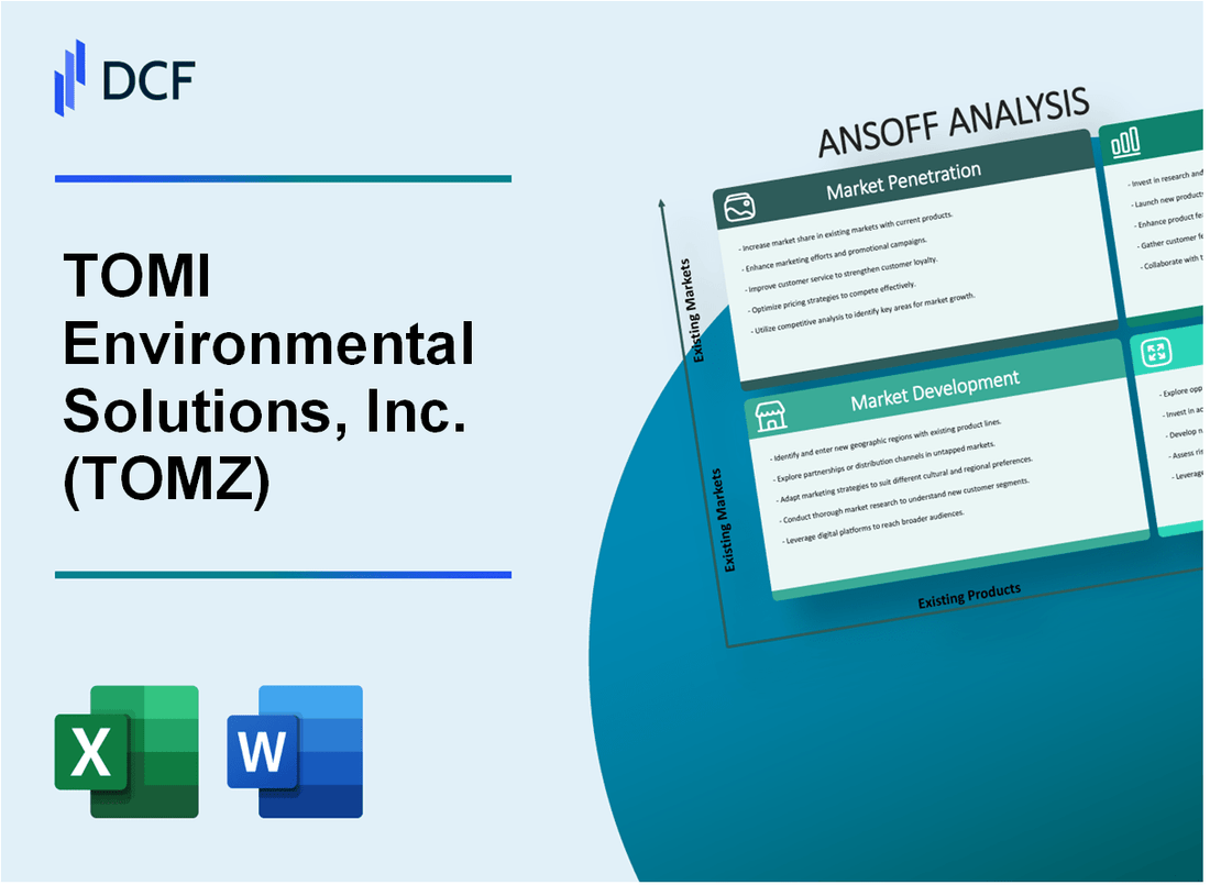 TOMI Environmental Solutions, Inc. (TOMZ) ANSOFF Matrix