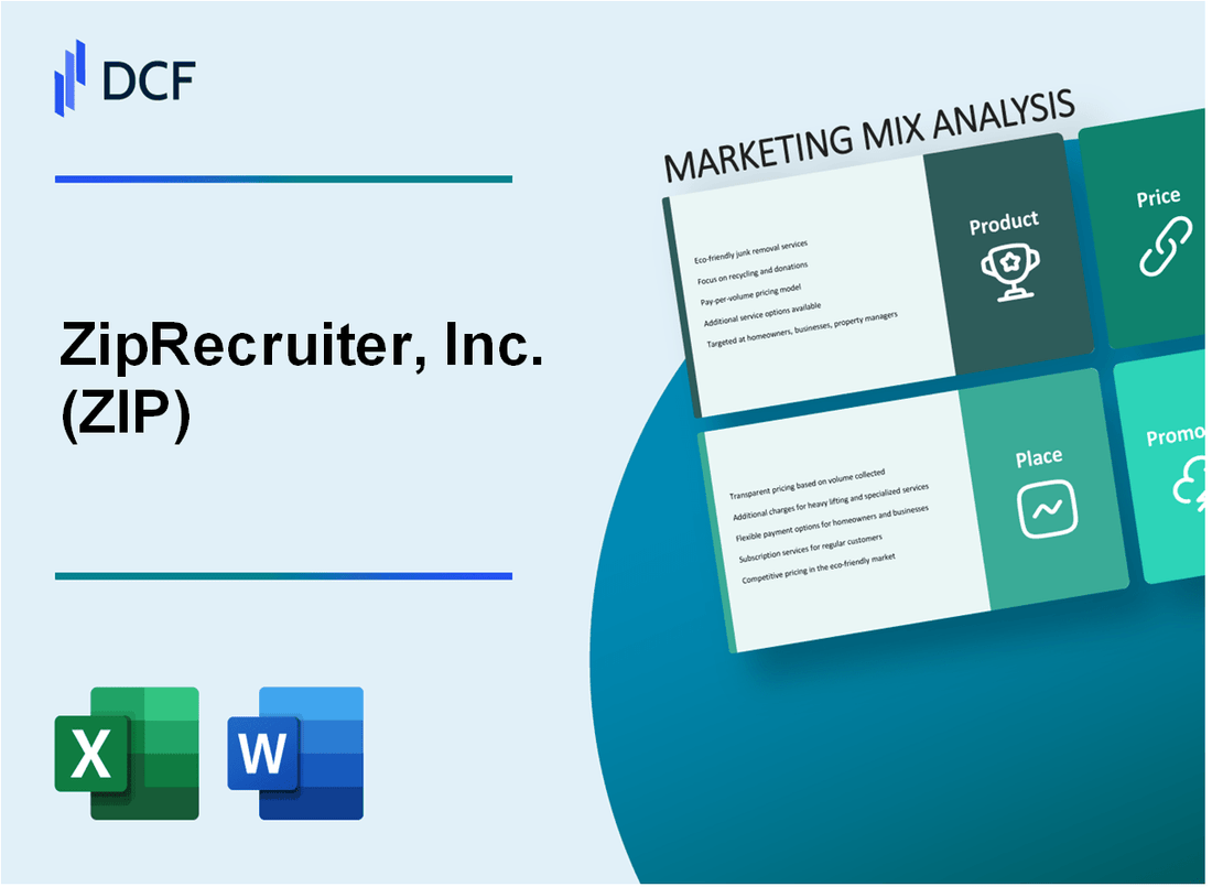 ZipRecruiter, Inc. (ZIP) Marketing Mix
