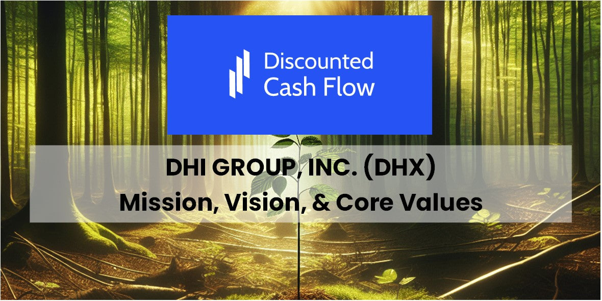 Mission Statement, Vision, & Core Values (2025) of DHI Group, Inc. (DHX ...