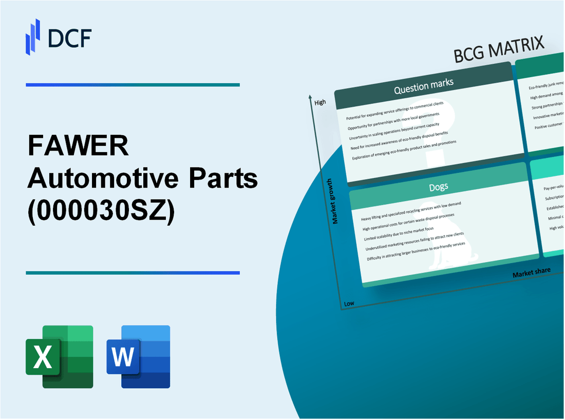 FAWER Automotive Parts Limited Company (000030.SZ): BCG Matrix