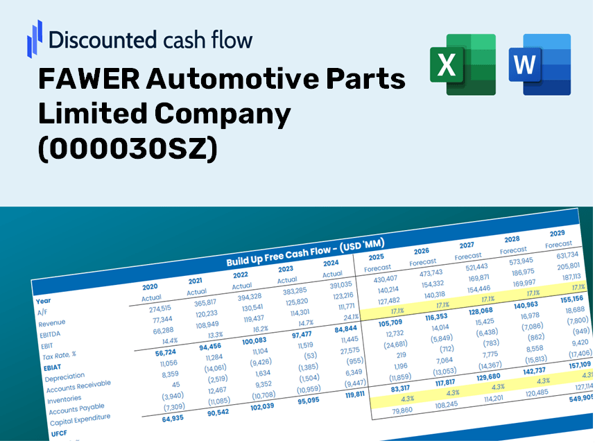 FAWER Automotive Parts Limited Company (000030SZ) DCF Valuation