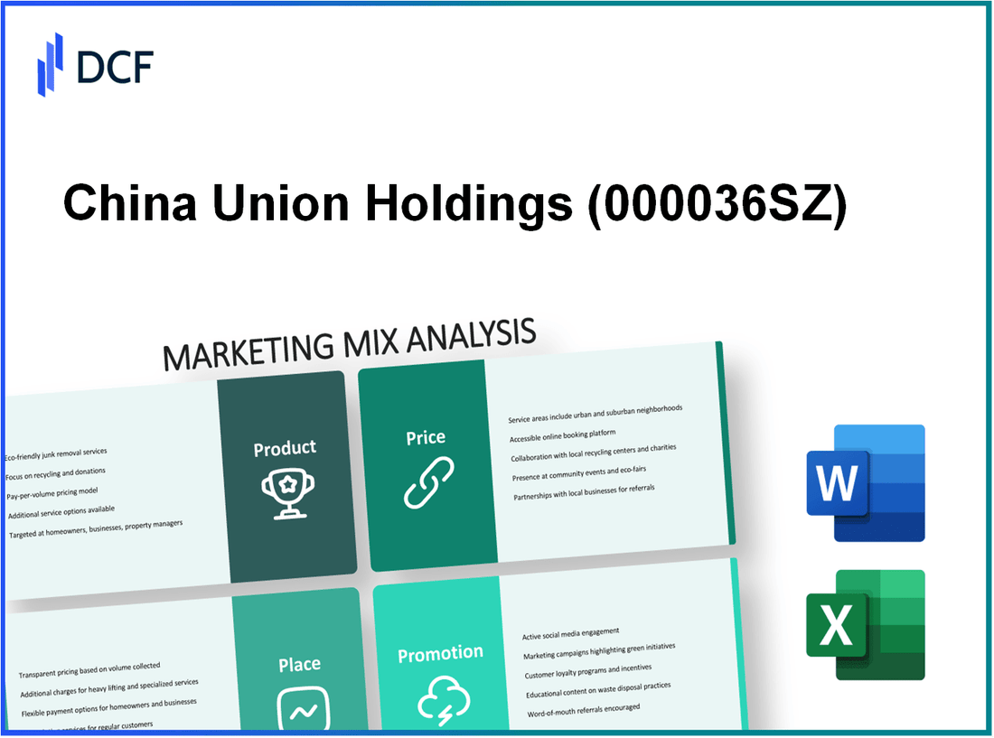 China Union Holdings Ltd. (000036.SZ): Marketing Mix Analysis