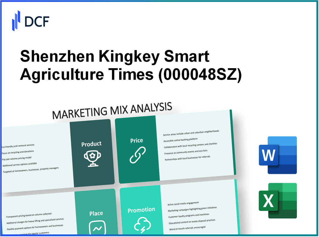 Shenzhen Kingkey Smart Agriculture Times Co.,Ltd (000048.SZ): Marketing Mix Analysis