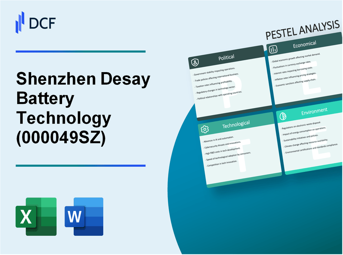 Shenzhen Desay Battery Technology Co., Ltd. (000049.SZ): PESTEL Analysis