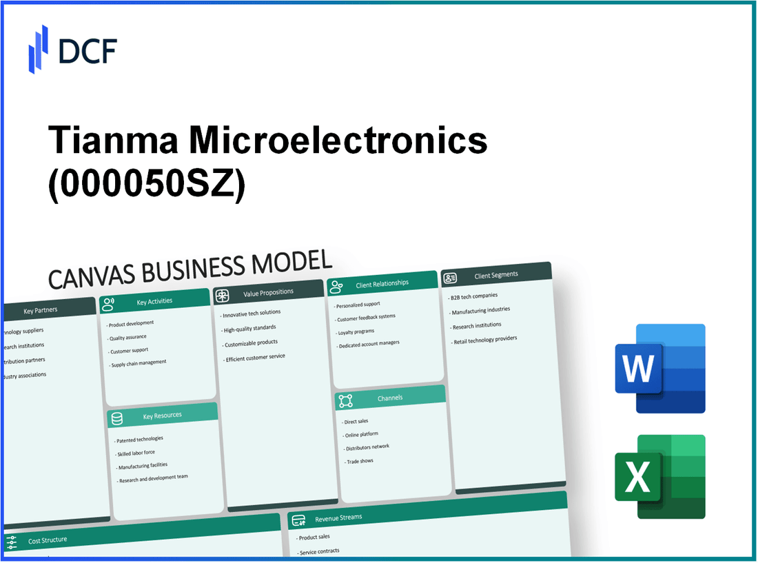 Tianma Microelectronics Co., Ltd. (000050.SZ): Canvas Business Model