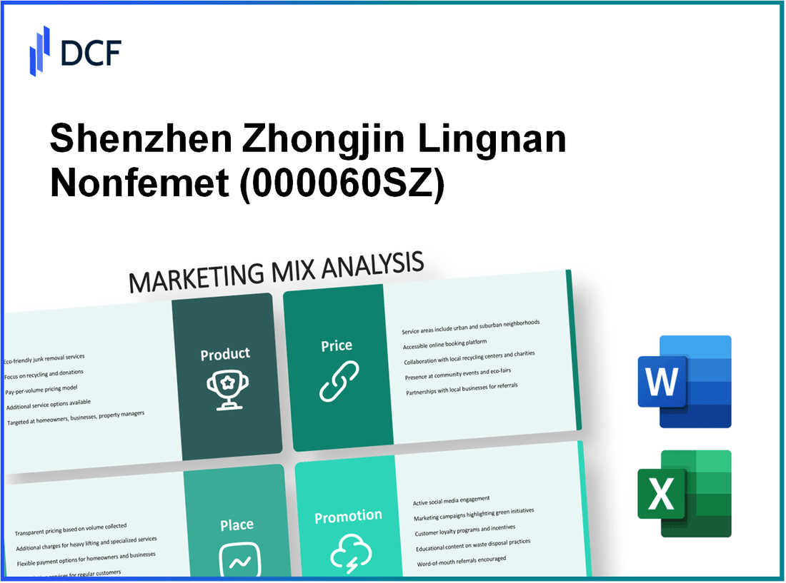 Shenzhen Zhongjin Lingnan Nonfemet Co. Ltd. (000060.SZ): Marketing Mix Analysis