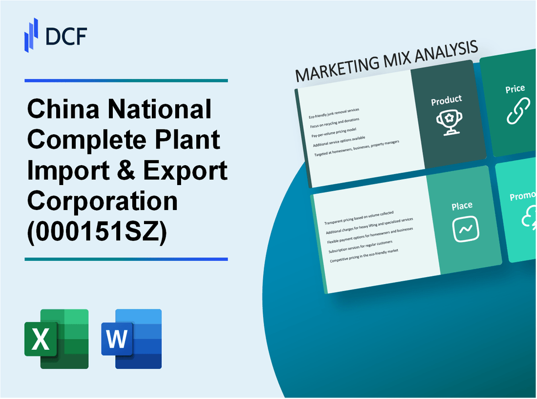 China National Complete Plant Import & Export Corporation Limited (000151.SZ): Marketing Mix Analysis