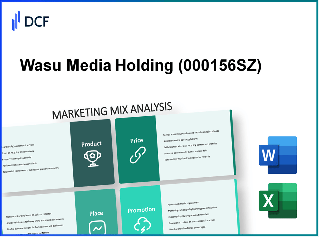 Wasu Media Holding Co.,Ltd (000156.SZ): Marketing Mix Analysis