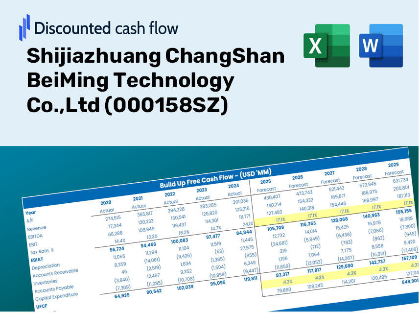 Shijiazhuang ChangShan BeiMing Technology Co.,Ltd (000158SZ) DCF Valuation