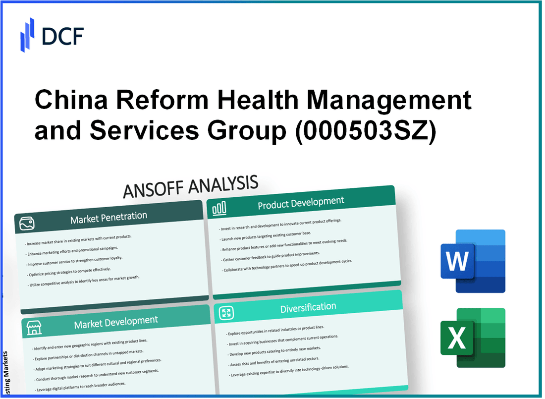 China Reform Health Management and Services Group Co., Ltd. (000503.SZ): Ansoff Matrix