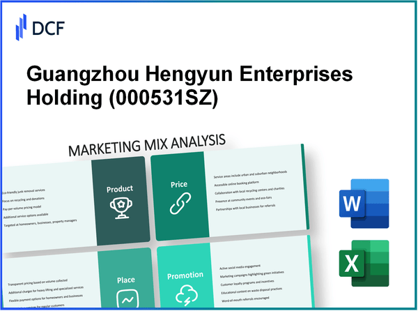 Guangzhou Hengyun Enterprises Holding Ltd (000531.SZ): Marketing Mix Analysis