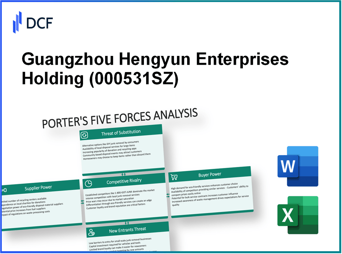 Guangzhou Hengyun Enterprises Holding (000531.SZ): Porter's 5 Forces Analysis