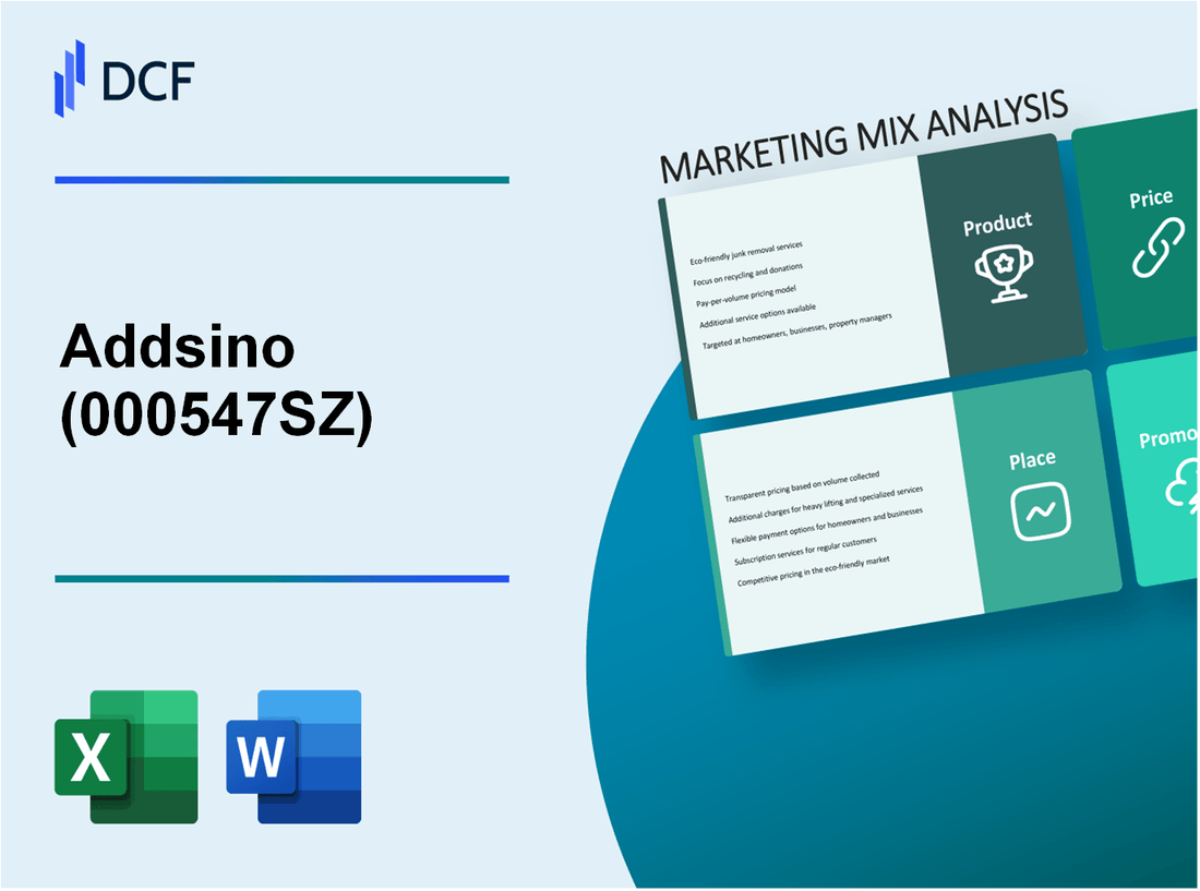 Addsino Co., Ltd. (000547.SZ): Marketing Mix Analysis