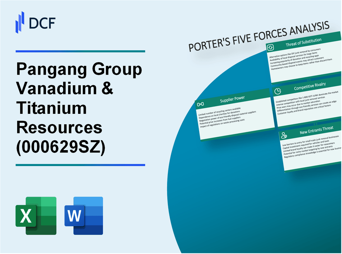 Pangang Group Vanadium & Titanium Resources (000629.SZ): Porter's 5 Forces Analysis