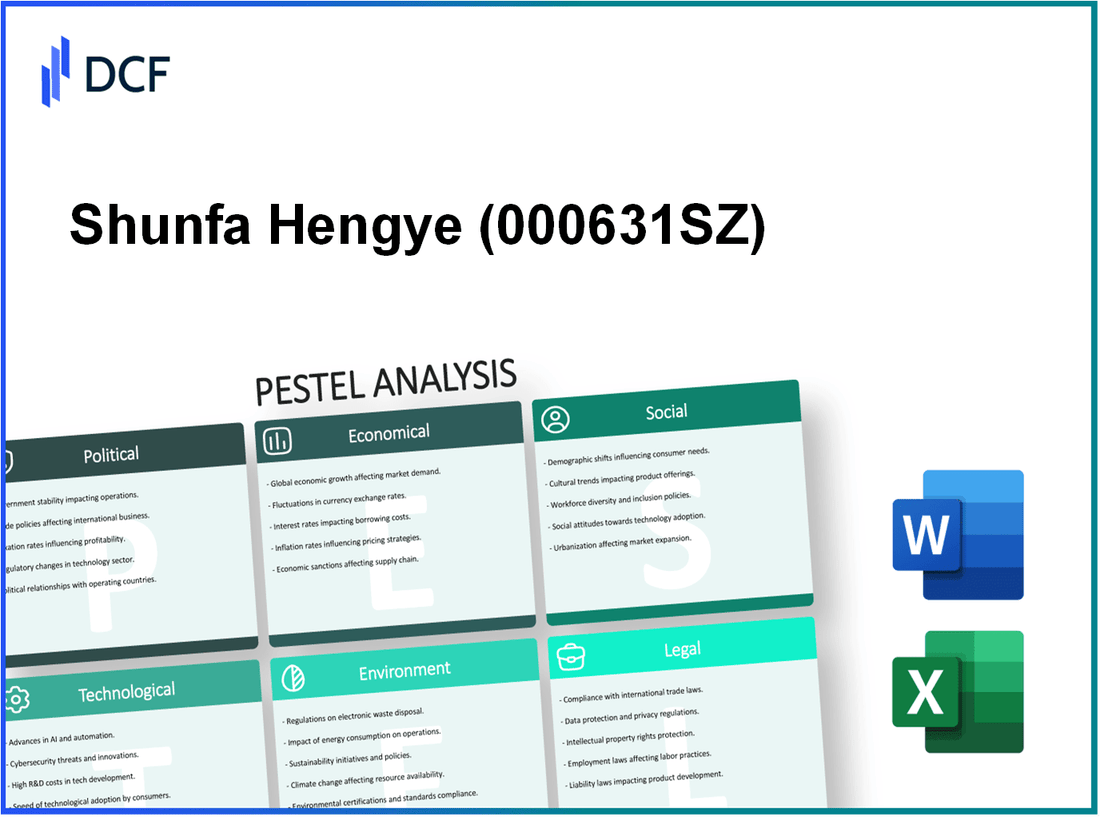 Shunfa Hengye Corporation (000631.SZ): PESTEL Analysis