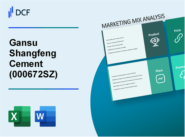 Gansu Shangfeng Cement Co.,Ltd (000672.SZ): Marketing Mix Analysis