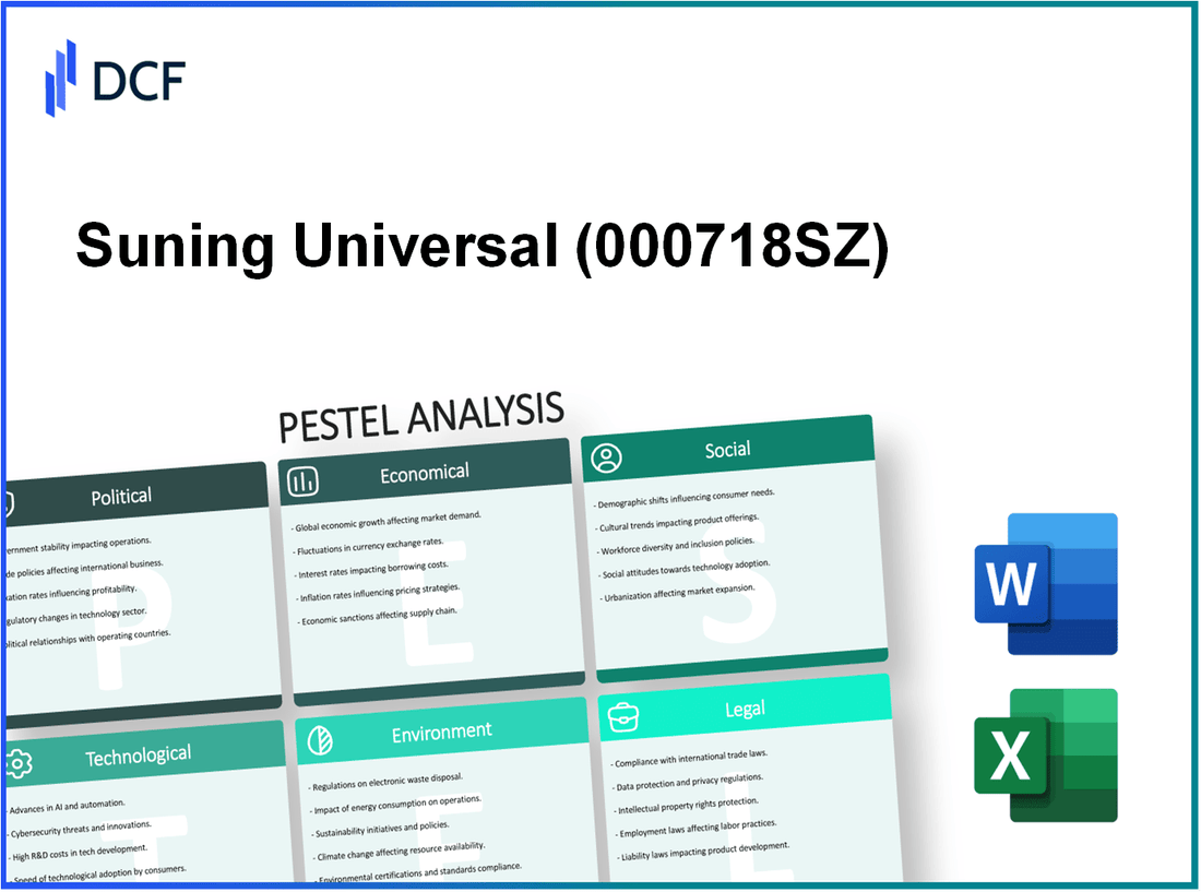 Suning Universal Co.,Ltd (000718.SZ): PESTEL Analysis