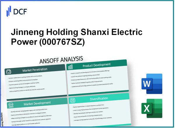 Jinneng Holding Shanxi Electric Power Co.,LTD. (000767.SZ): Ansoff Matrix