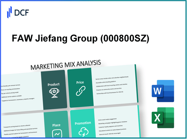 FAW Jiefang Group Co., Ltd (000800.SZ): Marketing Mix Analysis