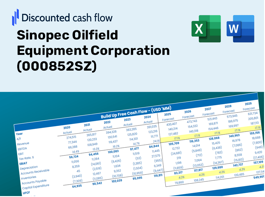 Sinopec Oilfield Equipment Corporation (000852SZ) DCF Valuation