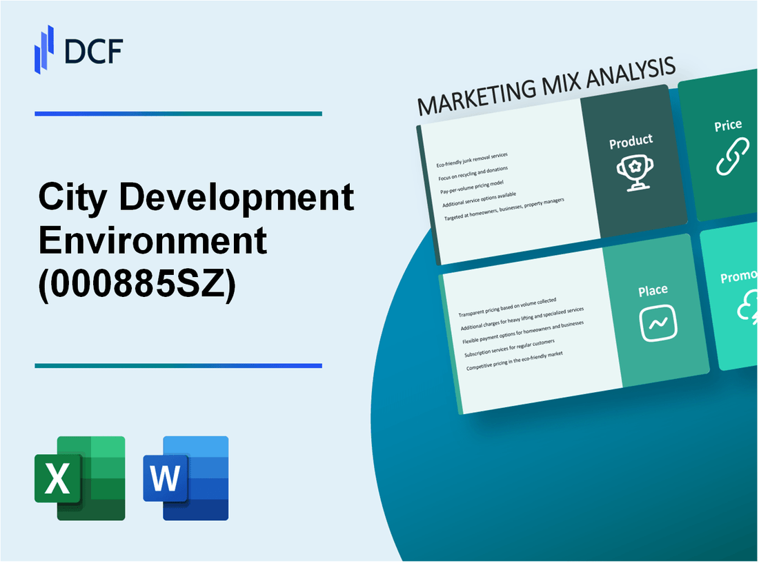 City Development Environment CO.,Ltd. (000885.SZ): Marketing Mix Analysis