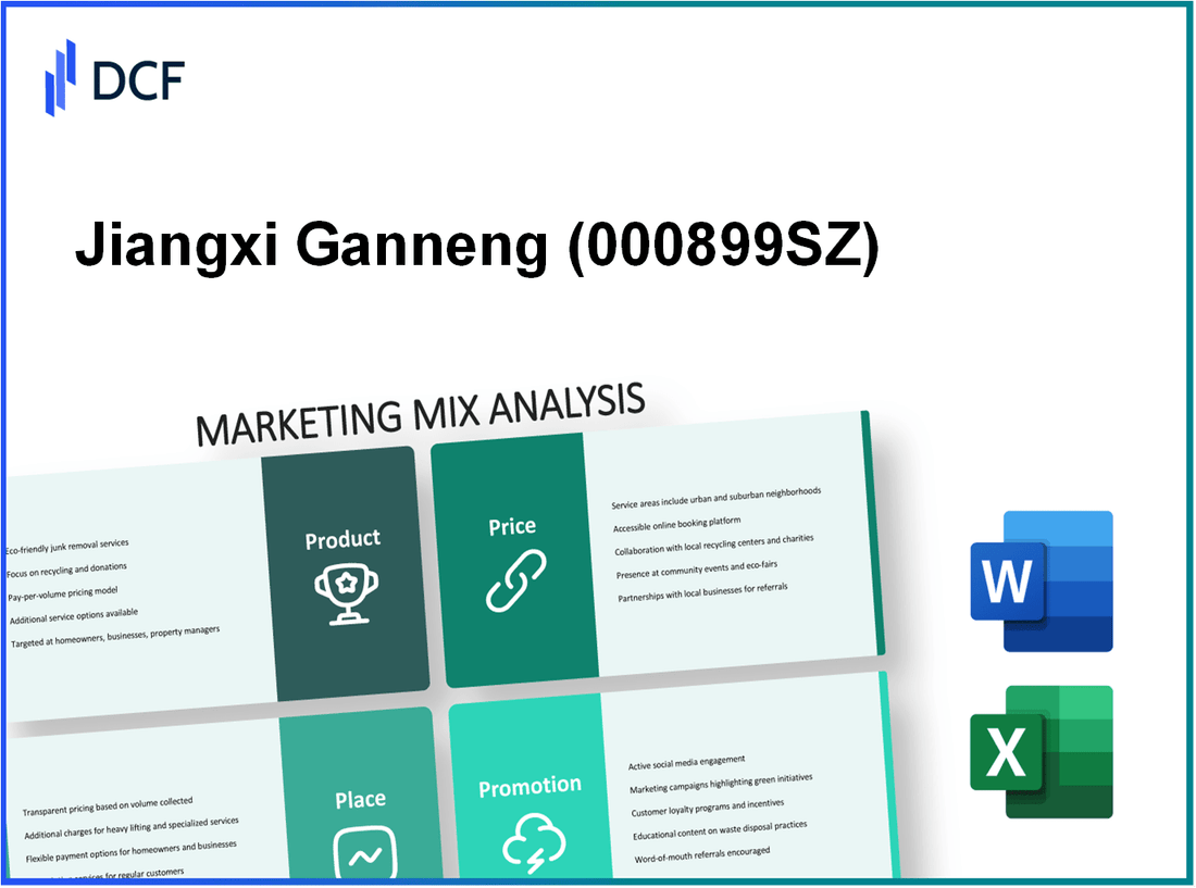 Jiangxi Ganneng Co., Ltd. (000899.SZ): Marketing Mix Analysis