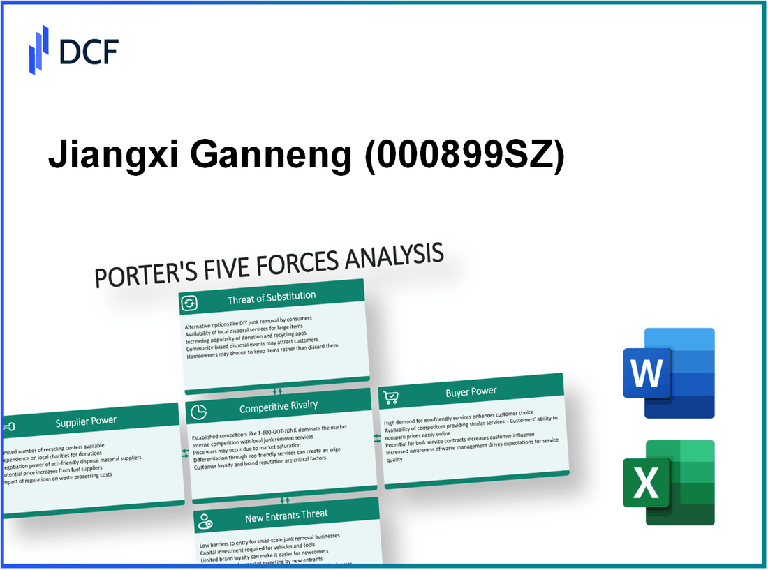 Jiangxi Ganneng (000899.SZ): Porter's 5 Forces Analysis