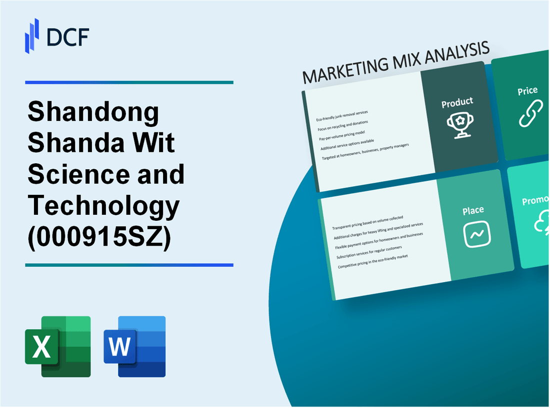 Shandong Shanda Wit Science and Technology Co., Ltd. (000915.SZ): Marketing Mix Analysis